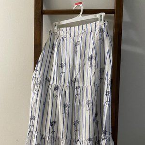 Club Monaco silk maxi skirt